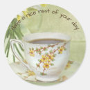 Search for cup and saucer stickers Vintage