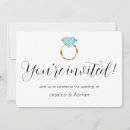 Search for diamond ring invitations Calligraphy