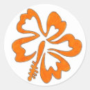 Search for orange hibiscus stickers Luau