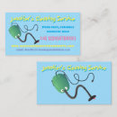 Search for cleaner business cards Janitor