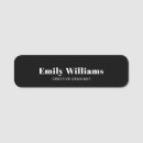 Search for black and white name tags Monochrome