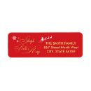 Search for sleigh return address labels Typography