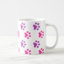 Search for purple paw prints mugs Cute