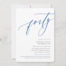 Search for royal blue party invitations Trendy