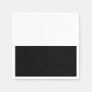 Recherche de black on white napkins Élégant
