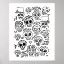 Search for colourful skull posters Dead