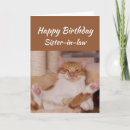 Search for sister in law birthday cards Funny