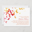 Search for orange butterfly invitations Elegant