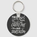 Search for funny caffeine keychains Coffee lover