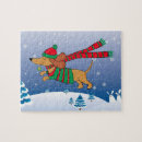 Search for dachshund puzzles Snow