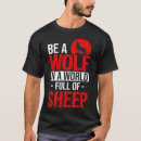 Search for wolf in sheep tshirts Funny