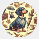 Search for dachshund illustration stickers Puppy