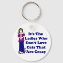 Search for crazy cat lady keychains Funny