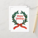 Search for vintage ivy postcards Merry christmas