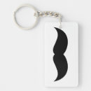 Search for mustache keychains Moustache