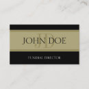 Search for funeral home business cards Mortician
