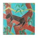 Search for abstract cat art tiles Green