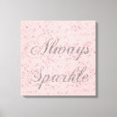 Search for sparkle canvas prints Pink
