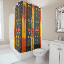 Search for african mudcloth shower curtains Black