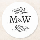 Search for round coasters Initials
