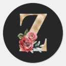 Recherche de z lettre autocollants Initiales