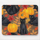 Search for pumpkin cat mousepads Kitty