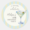 Search for cocktail stickers Martini birthday party