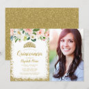 Search for gold glitter quinceanera invitations Blush pink