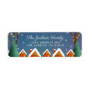 Search for winter snow return address labels Snowy