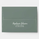 Search for white envelopes Sage green