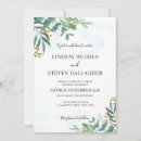 Search for sky blue wedding invitations Botanical