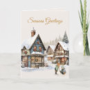 Search for village christmas cards Children