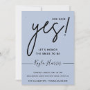 Search for she said yes bridal shower invitations Simple