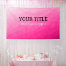 Search for hot pink banners Modern