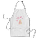 Search for cute teddy bear aprons Pink