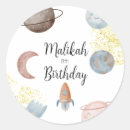 Search for watercolor space stickers Planets
