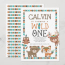 Search for tribal birthday invitations Two wild