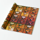 Search for antique book wrapping paper Librarian