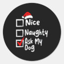 Search for naughty list stickers Funny