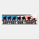 Search for support our troops bumper stickers military