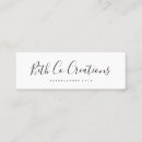 Search for cursive business cards Elegant