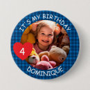 Search for blue gingham buttons Heart