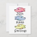 Search for fish vertical note cards Blue