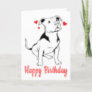 Search for pitbull birthday cards Pittie