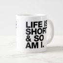 Search for short people mugs Humour