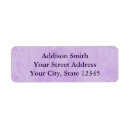Search for violet return address labels Abstract