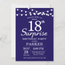Search for light blue 18th birthday invitations String lights