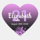Search for violet and black stickers For her