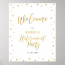 Search for retirement welcome signs Gold