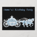 Search for princess carriage sweet 16 invitations Cinderella